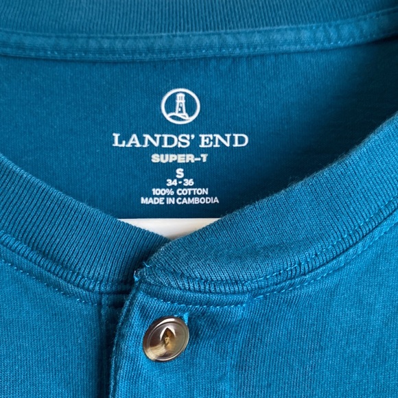 Land’s End Small Shiet Sleeve Shirt BARELY USED - Picture 3 of 6